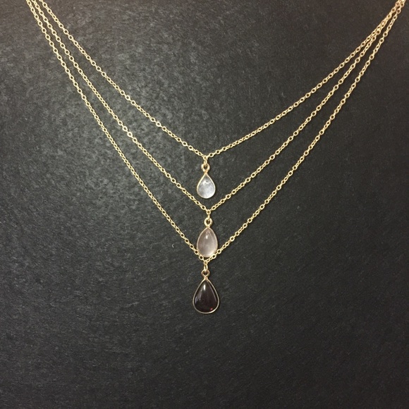 🛍2/$20 Banana Republic gold triple chain necklace